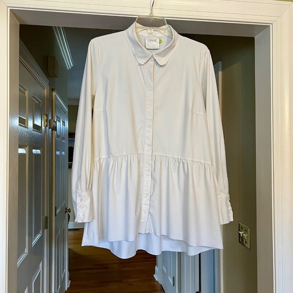 Lyssé Tops - GUC Lysse Poet Blouse Top Shirt White Size MEDIUM